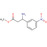 140373-38-2 methyl 3-amino-3-(3-nitrophenyl)propanoate chemical structure