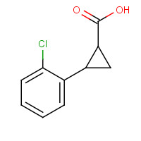 1181230-38-5 2-(2-chlorophenyl)cyclopropane-1-carboxylic acid chemical structure