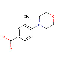 197445-65-1 3-methyl-4-morpholin-4-ylbenzoic acid chemical structure
