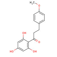 76172-68-4 3-(4-methoxyphenyl)-1-(2,4,6-trihydroxyphenyl)propan-1-one chemical structure
