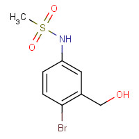 1401300-14-8 N-[4-bromo-3-(hydroxymethyl)phenyl]methanesulfonamide chemical structure