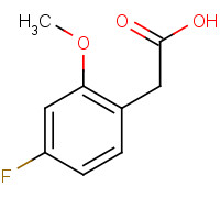 886498-61-9 2-(4-fluoro-2-methoxyphenyl)acetic acid chemical structure