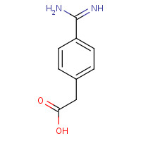 39244-83-2 2-(4-carbamimidoylphenyl)acetic acid chemical structure