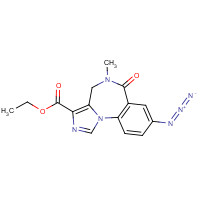 91917-65-6 ethyl 8-azido-5-methyl-6-oxo-4H-imidazo[1,5-a][1,4]benzodiazepine-3-carboxylate chemical structure
