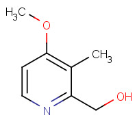 86604-77-5 (4-methoxy-3-methylpyridin-2-yl)methanol chemical structure