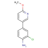 1400287-47-9 2-chloro-4-(6-methoxypyridin-3-yl)aniline chemical structure