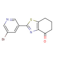 1426942-67-7 2-(5-bromopyridin-3-yl)-6,7-dihydro-5H-1,3-benzothiazol-4-one chemical structure