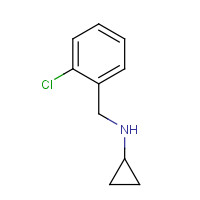 16357-33-8 N-[(2-chlorophenyl)methyl]cyclopropanamine chemical structure
