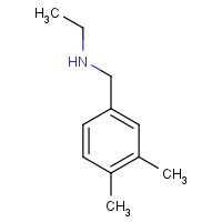 39180-83-1 N-[(3,4-dimethylphenyl)methyl]ethanamine chemical structure