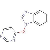 1352075-55-8 1-pyrimidin-4-yloxybenzotriazole chemical structure
