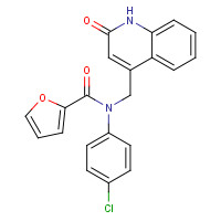 953064-97-6 N-(4-chlorophenyl)-N-[(2-oxo-1H-quinolin-4-yl)methyl]furan-2-carboxamide chemical structure