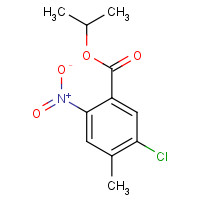 1204518-43-3 propan-2-yl 5-chloro-4-methyl-2-nitrobenzoate chemical structure
