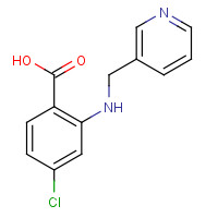 181257-69-2 4-chloro-2-(pyridin-3-ylmethylamino)benzoic acid chemical structure
