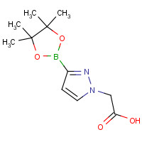 1203672-80-3 2-[3-(4,4,5,5-tetramethyl-1,3,2-dioxaborolan-2-yl)pyrazol-1-yl]acetic acid chemical structure