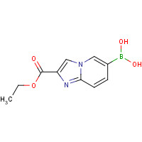 1167625-98-0 (2-ethoxycarbonylimidazo[1,2-a]pyridin-6-yl)boronic acid chemical structure