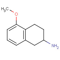 4018-91-1 5-methoxy-1,2,3,4-tetrahydronaphthalen-2-amine chemical structure