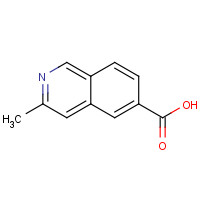 858646-60-3 3-methylisoquinoline-6-carboxylic acid chemical structure