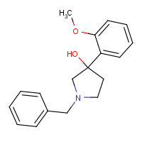 648901-34-2 1-benzyl-3-(2-methoxyphenyl)pyrrolidin-3-ol chemical structure