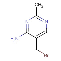 25526-81-2 5-(bromomethyl)-2-methylpyrimidin-4-amine chemical structure