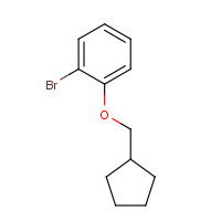 871728-27-7 1-bromo-2-(cyclopentylmethoxy)benzene chemical structure