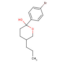 911142-61-5 2-(4-bromophenyl)-5-propyloxan-2-ol chemical structure