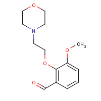 883546-13-2 3-methoxy-2-(2-morpholin-4-ylethoxy)benzaldehyde chemical structure