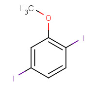 906557-98-0 1,4-diiodo-2-methoxybenzene chemical structure