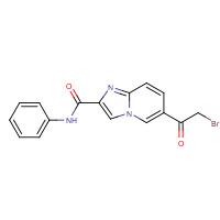 1167625-35-5 6-(2-bromoacetyl)-N-phenylimidazo[1,2-a]pyridine-2-carboxamide chemical structure