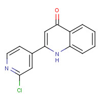 861418-29-3 2-(2-chloropyridin-4-yl)-1H-quinolin-4-one chemical structure