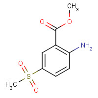 90610-65-4 methyl 2-amino-5-methylsulfonylbenzoate chemical structure
