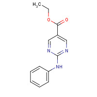 864172-93-0 ethyl 2-anilinopyrimidine-5-carboxylate chemical structure