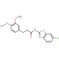 1118807-13-8 N-(6-chloro-1,3-benzothiazol-2-yl)-3-(3,4-dimethoxyphenyl)propanamide chemical structure