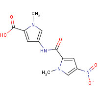 97950-76-0 1-methyl-4-[(1-methyl-4-nitropyrrole-2-carbonyl)amino]pyrrole-2-carboxylic acid chemical structure