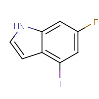 885520-49-0 6-fluoro-4-iodo-1H-indole chemical structure