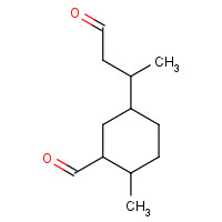 43220-11-7 2-methyl-5-(4-oxobutan-2-yl)cyclohexane-1-carbaldehyde chemical structure