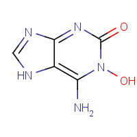 51463-89-9 6-amino-1-hydroxy-7H-purin-2-one chemical structure