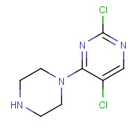 1519130-69-8 2,5-dichloro-4-piperazin-1-ylpyrimidine chemical structure