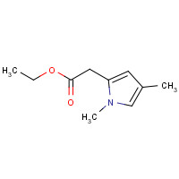 33369-47-0 ethyl 2-(1,4-dimethylpyrrol-2-yl)acetate chemical structure