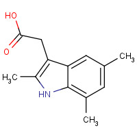 91957-25-4 2-(2,5,7-trimethyl-1H-indol-3-yl)acetic acid chemical structure