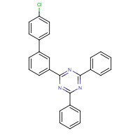 1443049-85-1 2-[3-(4-chlorophenyl)phenyl]-4,6-diphenyl-1,3,5-triazine chemical structure