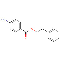 65849-70-9 2-phenylethyl 4-aminobenzoate chemical structure