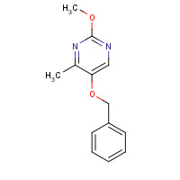 1369766-61-9 2-methoxy-4-methyl-5-phenylmethoxypyrimidine chemical structure