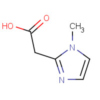 118054-54-9 2-(1-methylimidazol-2-yl)acetic acid chemical structure