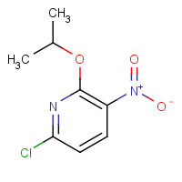 186413-77-4 6-chloro-3-nitro-2-propan-2-yloxypyridine chemical structure