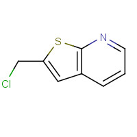124168-58-7 2-(chloromethyl)thieno[2,3-b]pyridine chemical structure