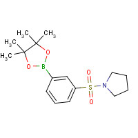 1509932-05-1 1-[3-(4,4,5,5-tetramethyl-1,3,2-dioxaborolan-2-yl)phenyl]sulfonylpyrrolidine chemical structure