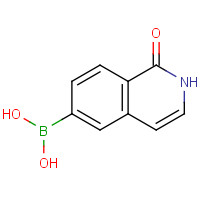 376584-82-6 (1-oxo-2H-isoquinolin-6-yl)boronic acid chemical structure
