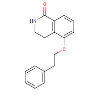 129075-80-5 5-(2-phenylethoxy)-3,4-dihydro-2H-isoquinolin-1-one chemical structure