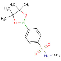 1073353-47-5 N-methyl-4-(4,4,5,5-tetramethyl-1,3,2-dioxaborolan-2-yl)benzenesulfonamide chemical structure