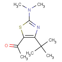 118134-26-2 1-[4-tert-butyl-2-(dimethylamino)-1,3-thiazol-5-yl]ethanone chemical structure